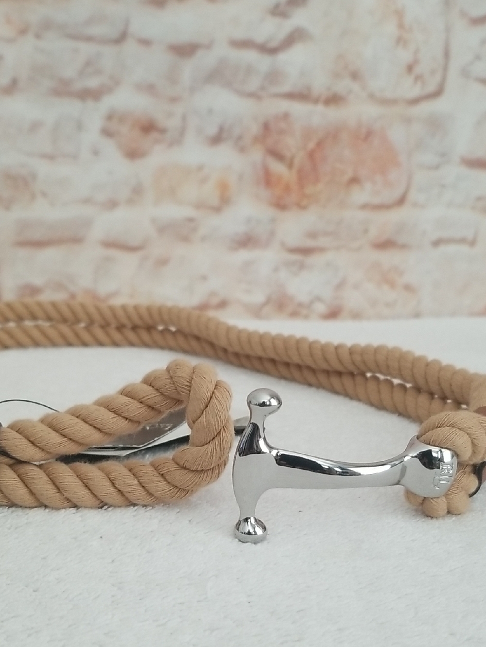 New Ralph Lauren Rope Toggle Belt - Picture 7 of 9
